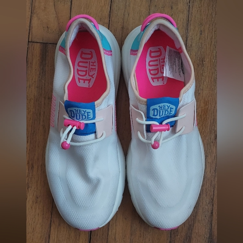 Hey Dude HeyDude Womens Sirocco Colorblock Slip-on Sneakers Size 9